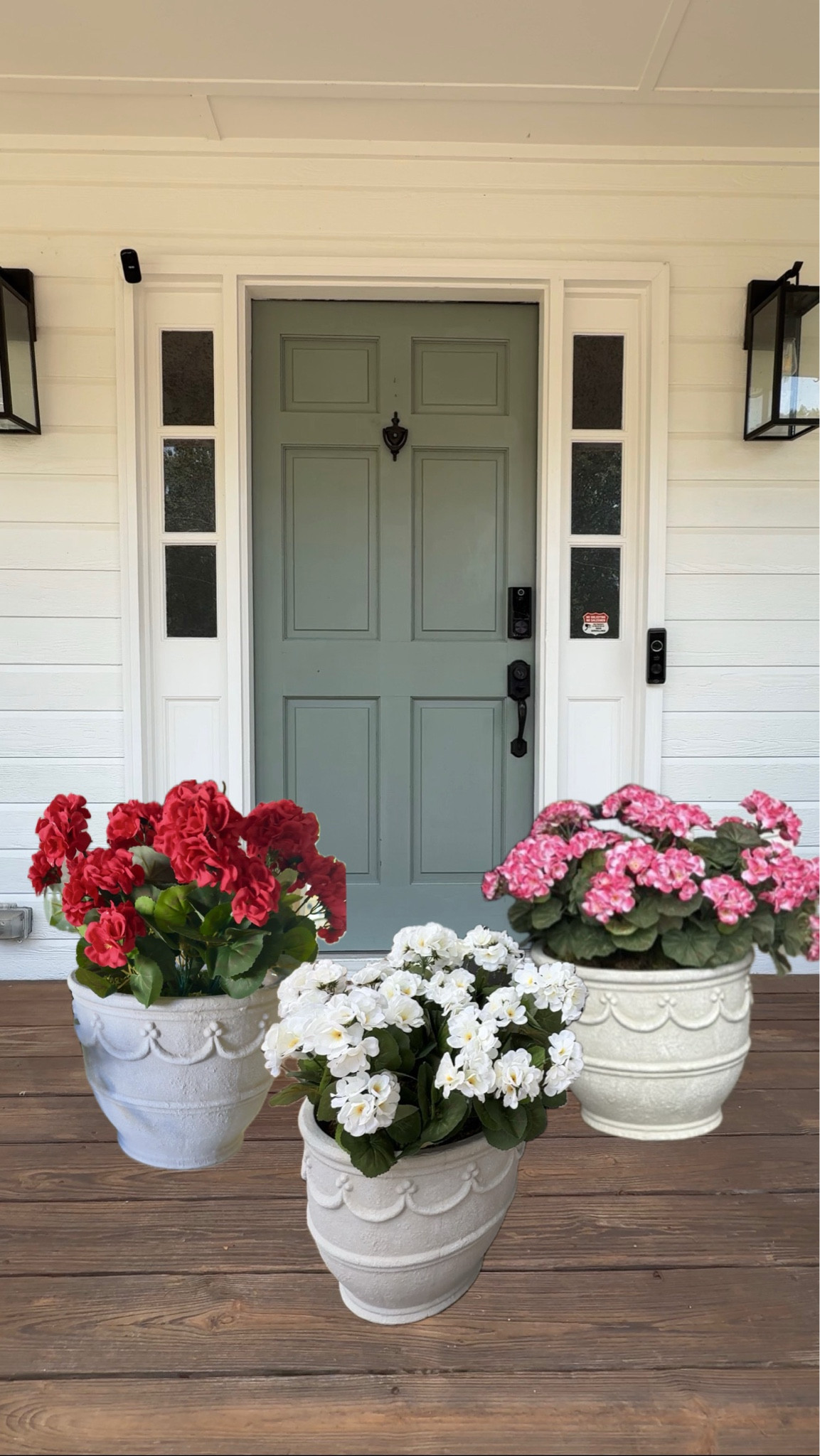 Faux geraniums 
Sets of  6 stems 
Uv resistant 
Multiple color options

#LTKSeasonal #LTKHome #LTKmomlife