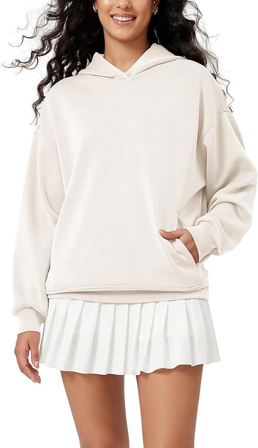 ODODOS Women's Modal Soft Oversized Hoodies Long Sleeve Hooded Sweatshirts Pullover Top with Kang... | Amazon (US)