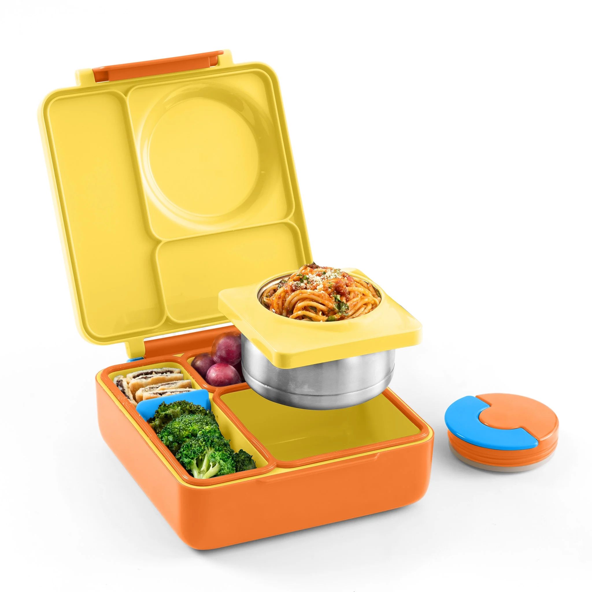 OmieBox Bento Box for Kids - Insulated Bento Lunch Box with Leak Proof Thermos Food Jar - 3 Compa... | Walmart (US)