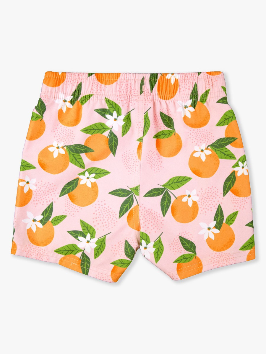 Floral & Fruit Swim Trunks | RuffleButts / RuggedButts