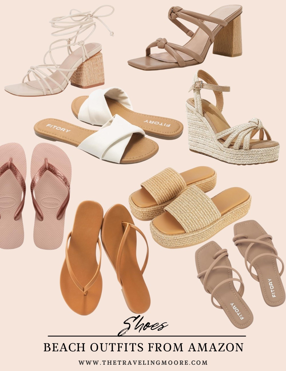Cute summer sandals, flip flops, and heels from Amazon that are perfect for a beach vacation 

#LTKShoeCrush #LTKTravel