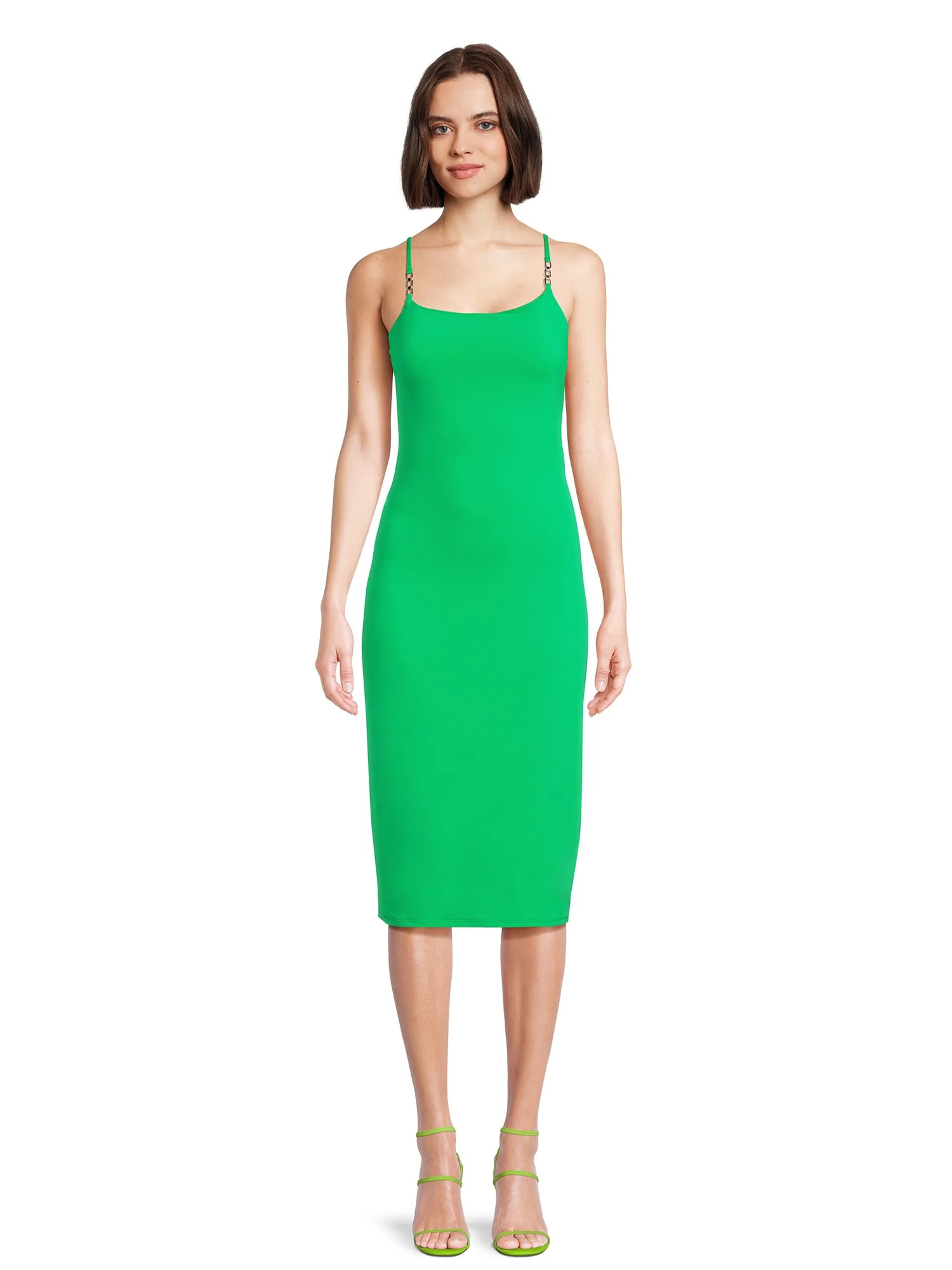 Planet Gold Juniors Double Layer Hardware Dress, Sizes XS-3XL | Walmart (US)