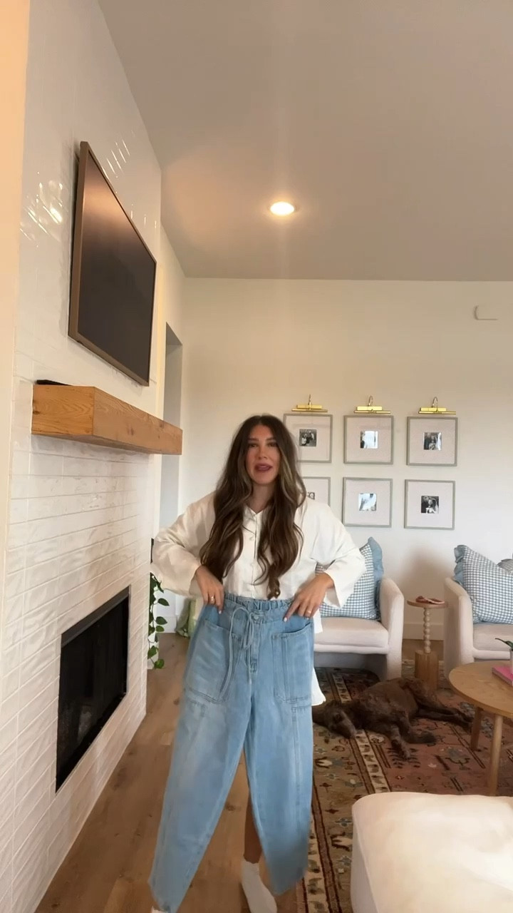 The best barrel jeans for fall outfits! 

#LTKVideo #LTKFindsUnder100 #LTKStyleTip