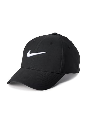 Nike Unisex Dri-Fit Club Structured Swoosh Cap, Dark Smoke Grey/White, L/XL | Amazon (US)