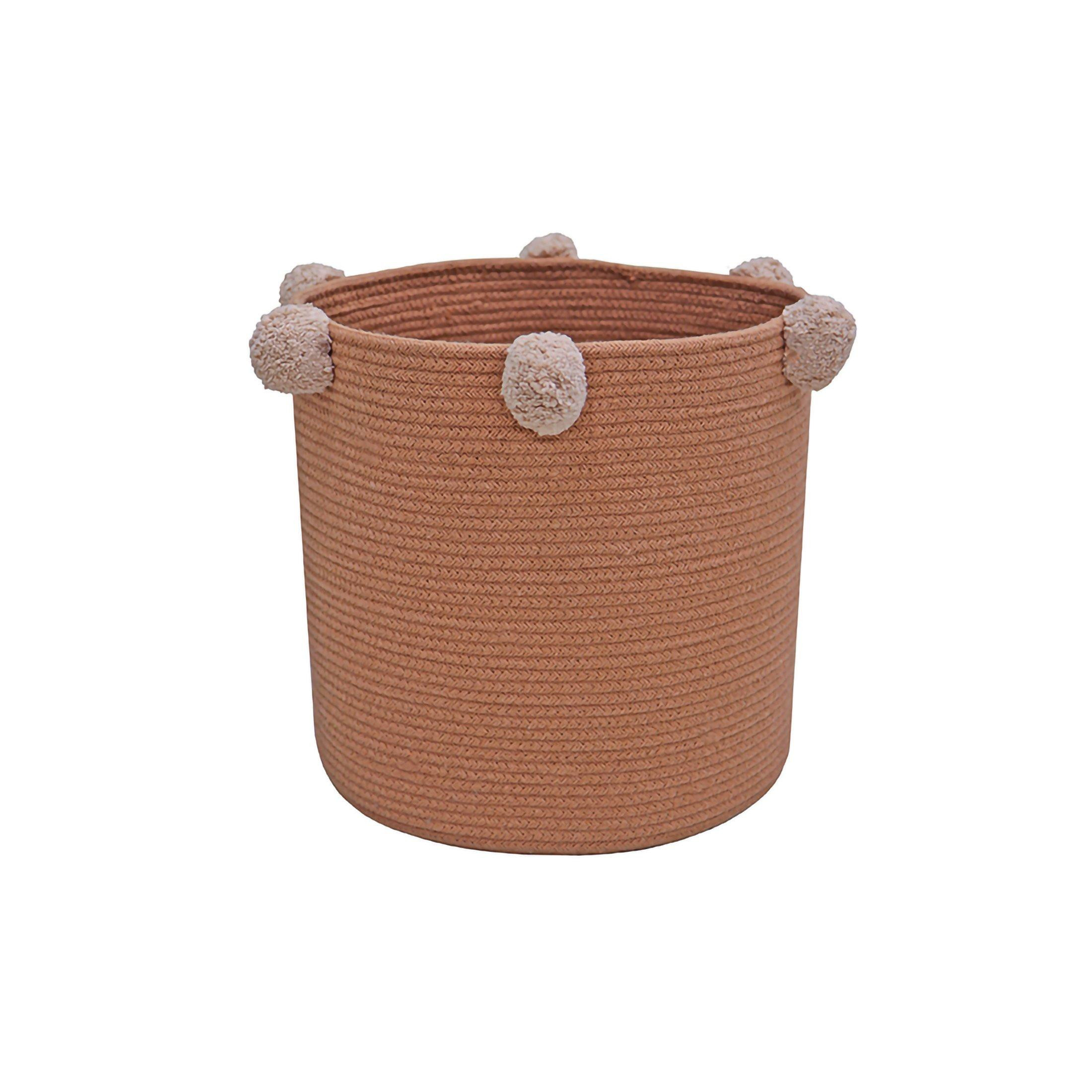 LORENA CANALS | Basket Bubbly Chestnut - Brown / 1' x 1' | Janie and Jack