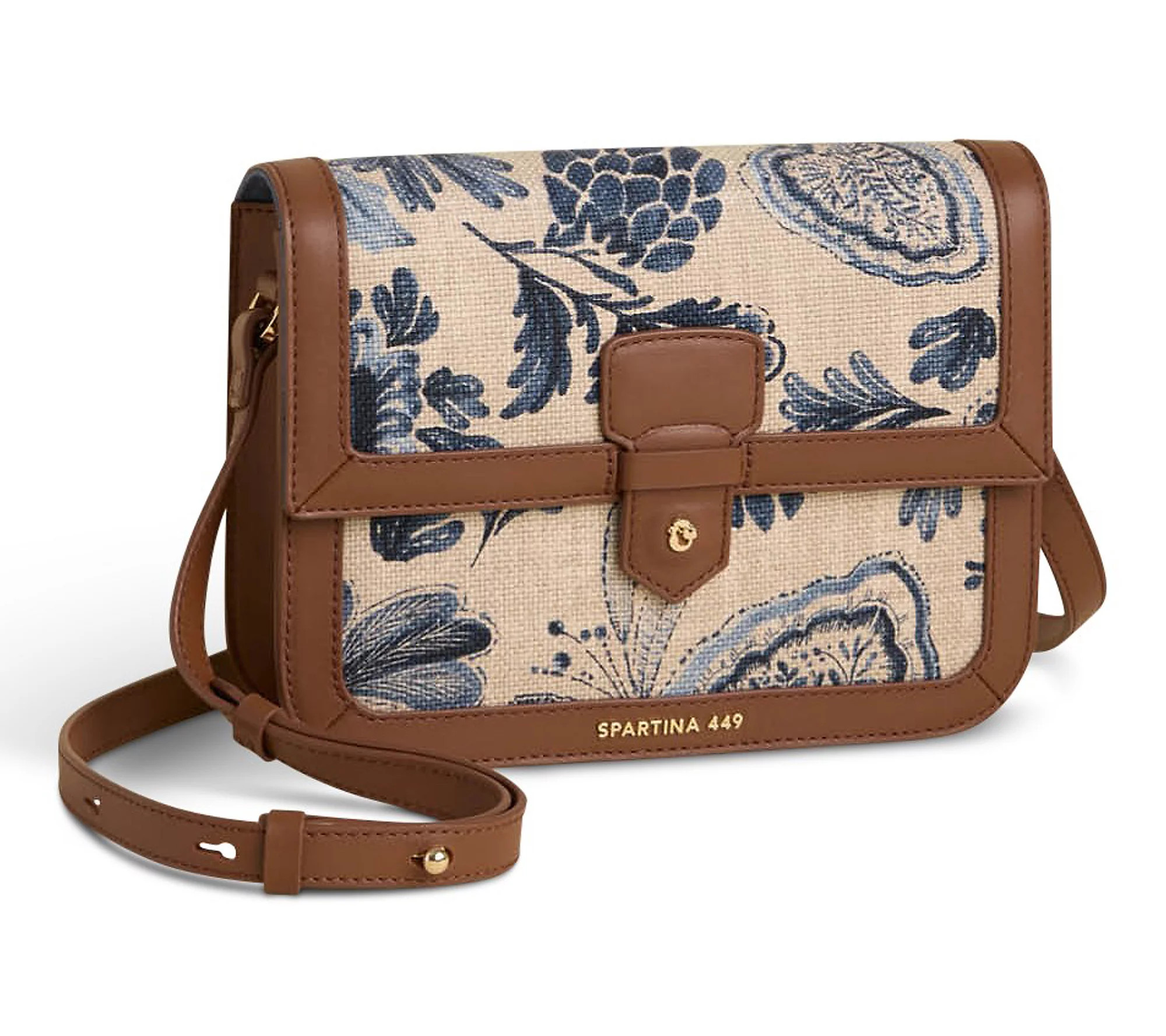 Spartina 449 Eloise Leather Crossbody - Serpent ine | QVC
