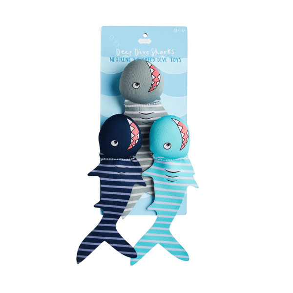 Shark Neoprene Dive Toys | Mud Pie