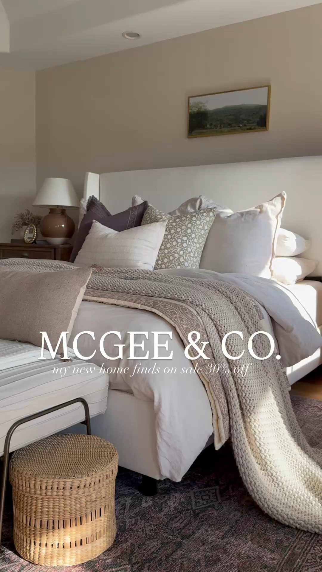 Unbox with me my new McGee & Co. finds! These hurricane candle holders are so beautiful and I love the prints on these throw pillows! 

@mcgeeandco #mcgeeandco #bedroom #bedding #home #sale #decor #coffeetable 

#LTKSaleAlert #LTKHome #LTKStyleTip
