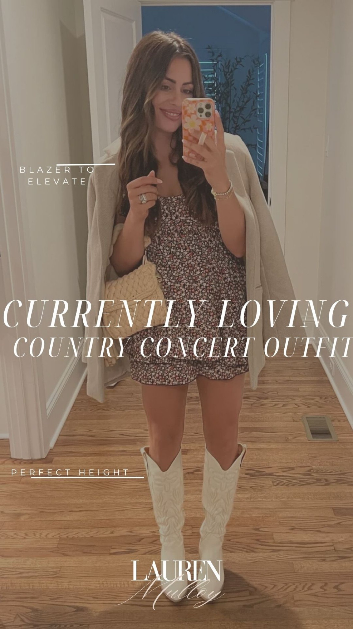 Country concert styling✨🎶 added a blazer to elevate the look a bit!

Fit tips: tts, S

fall boots, romper, western dress, fall outfits, fall fashion, blazer, cowboy boots, white boots, outfit inspo, Lauren Mulloy

#LTKFindsUnder100 #LTKShoeCrush #LTKSeasonal