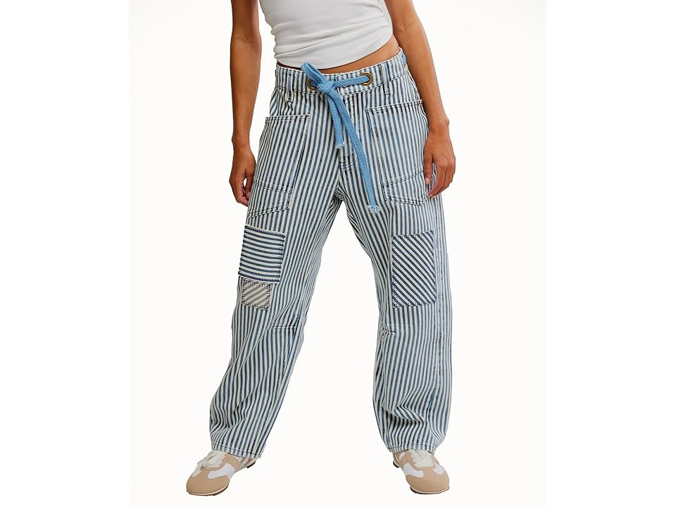 Free People Moxie Railroad Women's Jeans Dark Slate : 29, Cotton/Elastane | Zappos