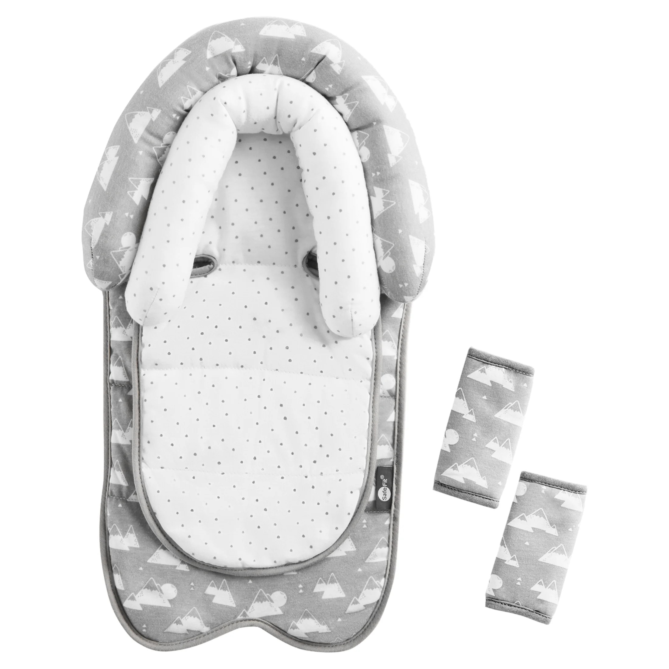 SafeFit® XtraGuard™ Antimicrobial Head Support & Strap Cover for Baby Car Seats | Walmart (US)