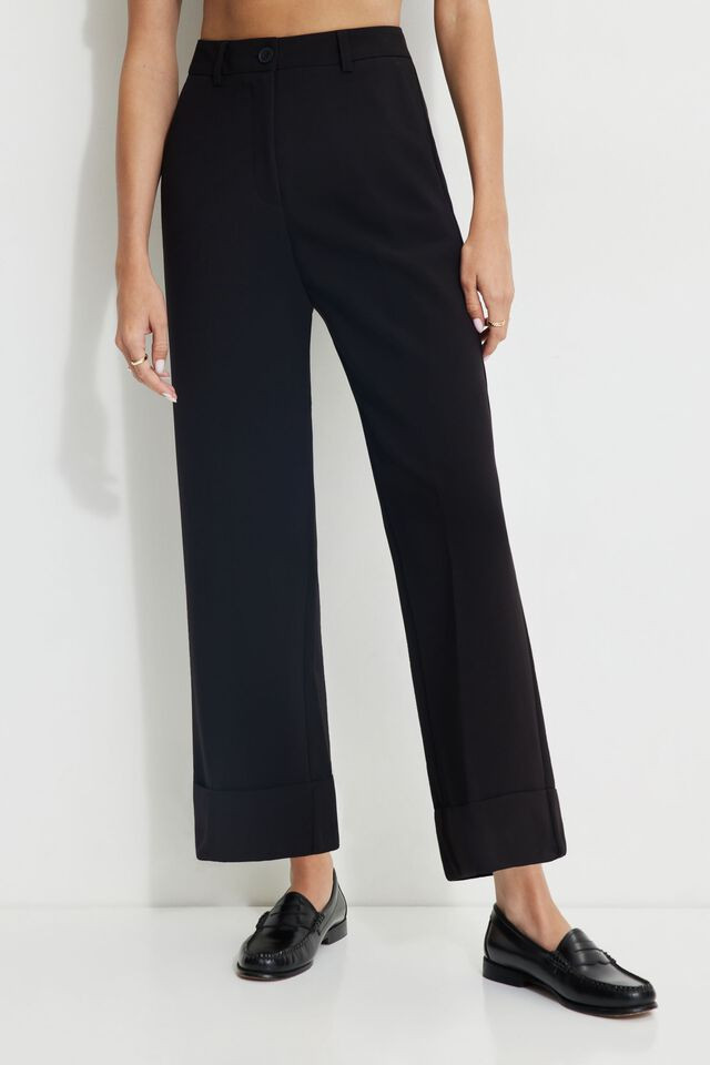 Cuffed Ankle Pants | Dynamite Clothing