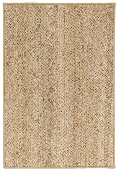 Collins Braided Natural Woven Jute Custom Rug | Annie Selke