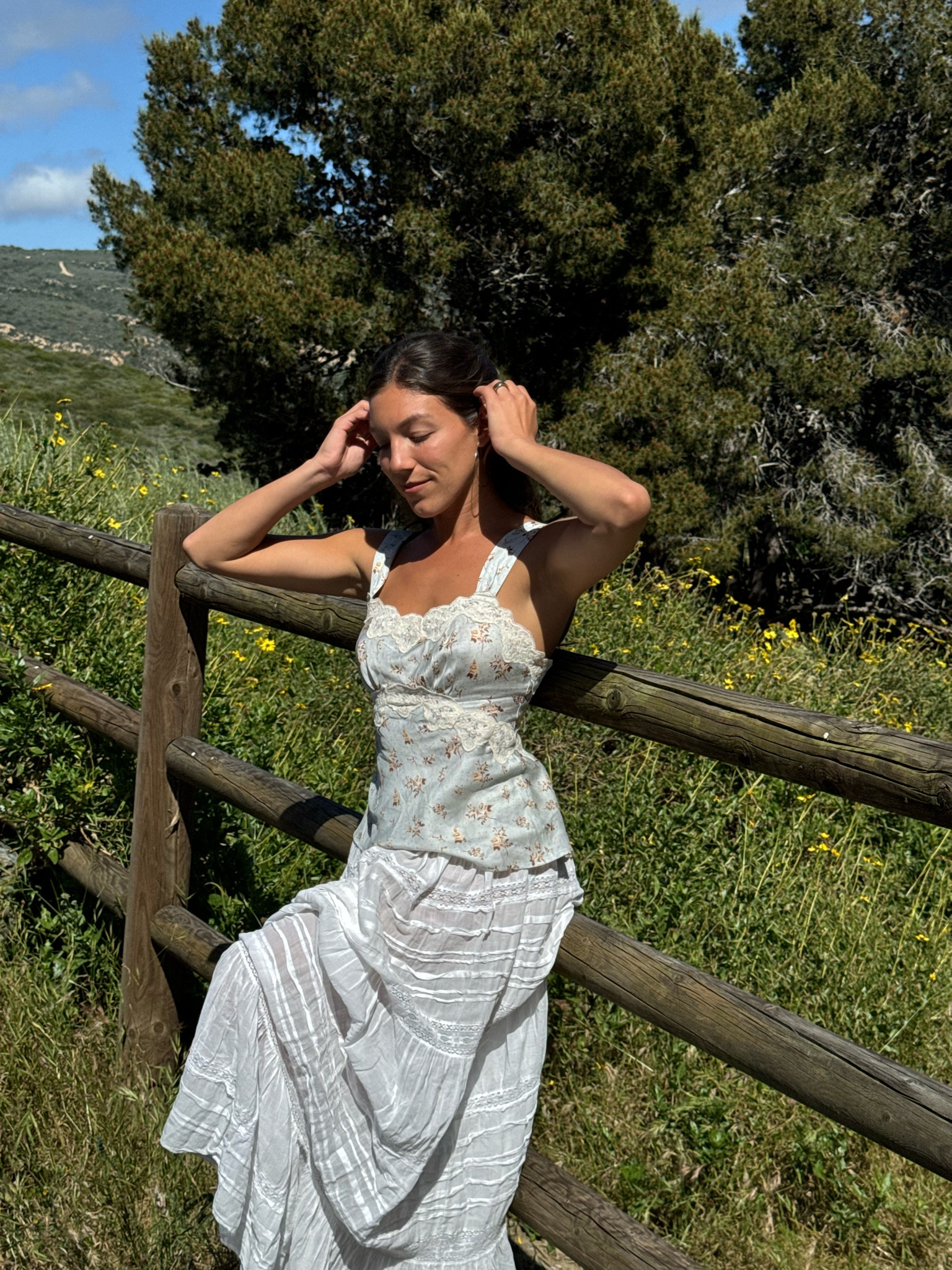 Feeling like a garden fairy in head to toe Spell 🧚🩵