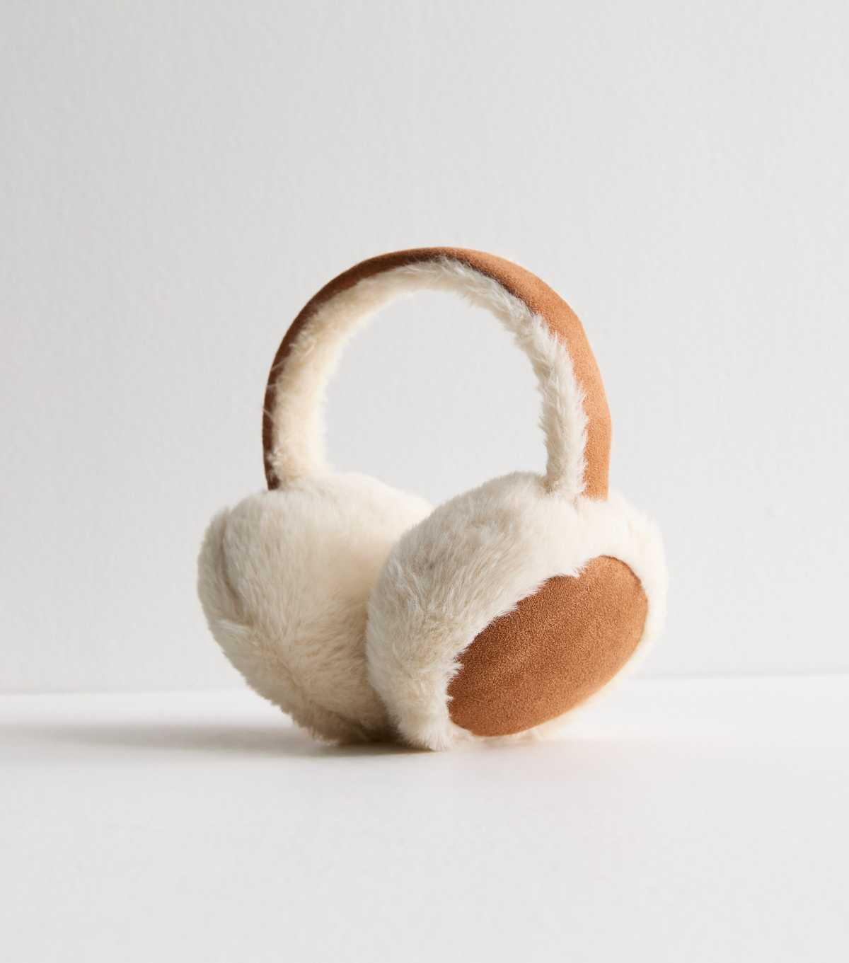 Brown Faux Shearling Adjustable Headband Earmuffs | New Look | New Look (UK)