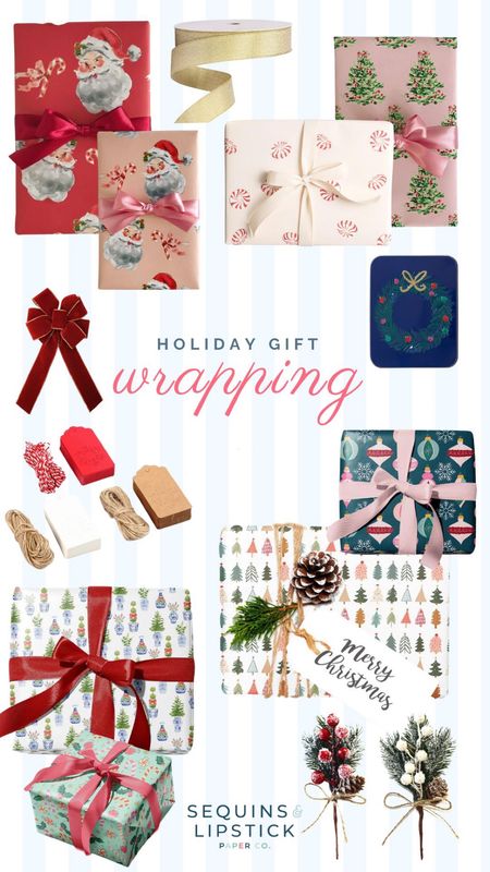 I found some great wrapping options that will be the perfect finishing touch to any gift! 

#LTKHoliday #LTKhome #LTKSeasonal