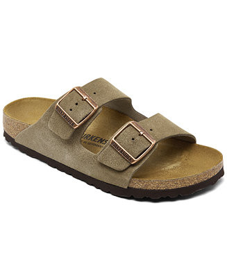 Birkenstock Women's Arizona Suede Leather Sandals from Finish Line - Macy's | Macy's