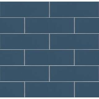 Take Home Tile Sample - Citylights 4 in. x 4 in. Glossy Ceramic Wall Tile | The Home Depot
