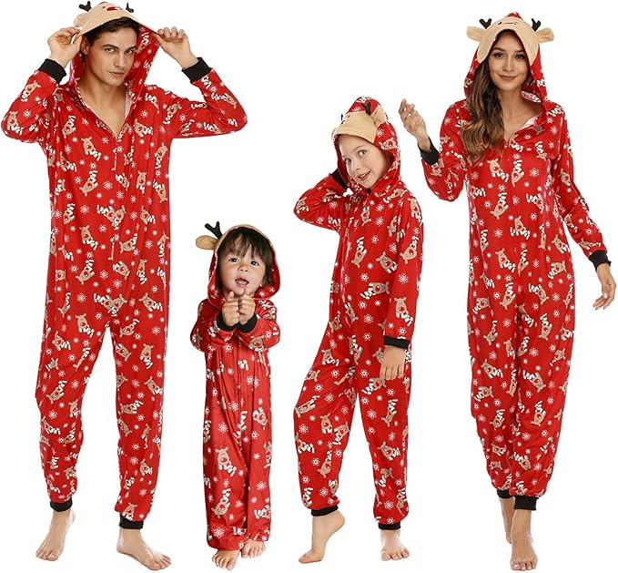 Family Christmas Pajamas Matching Sets, Xmas PJs Mathching Set, Holiday Family Sleepwear Sets Out... | Amazon (US)