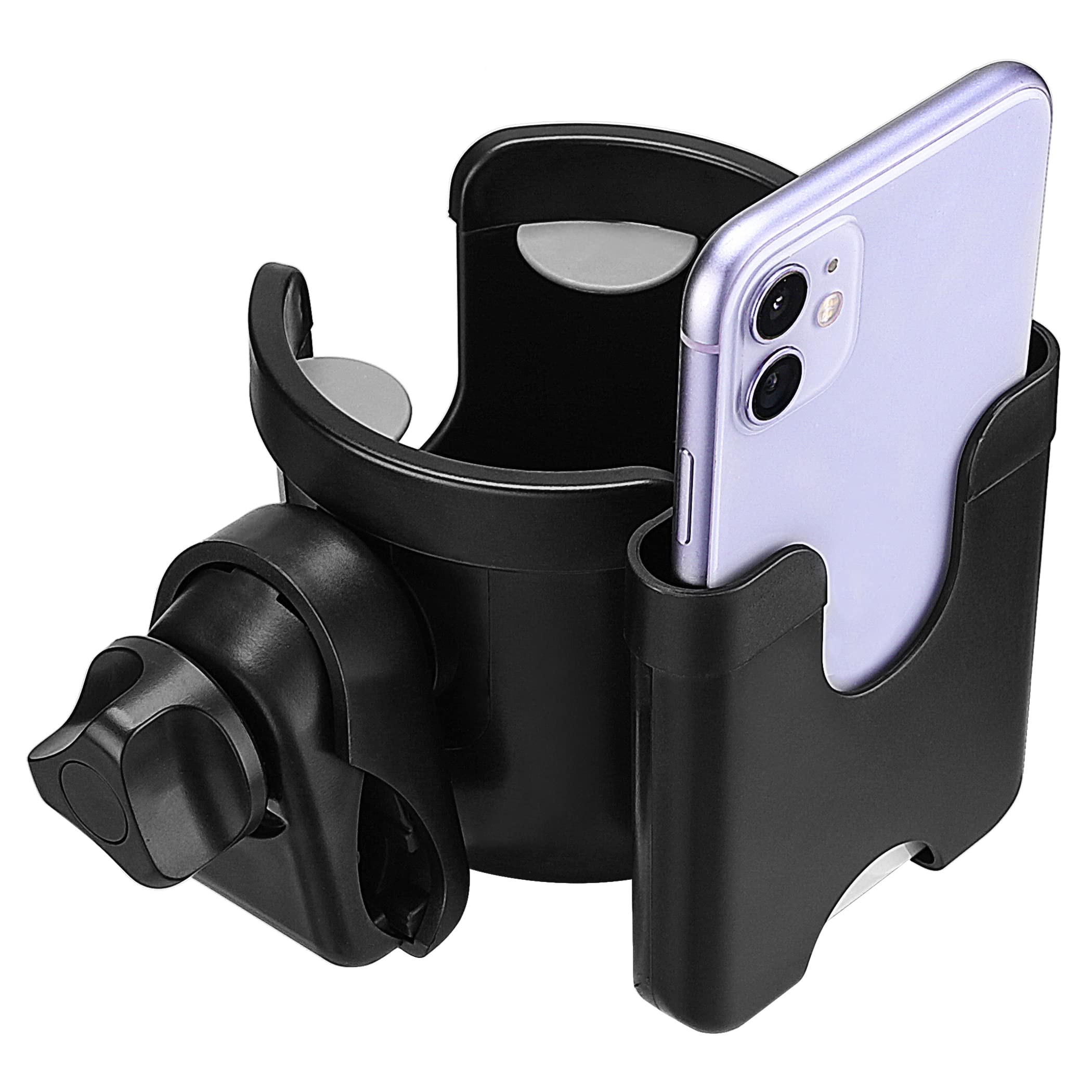Suranew Universal Stroller Cup Holder, Adjustable Drink Holder with Phone Holder for Baby Strolle... | Amazon (US)