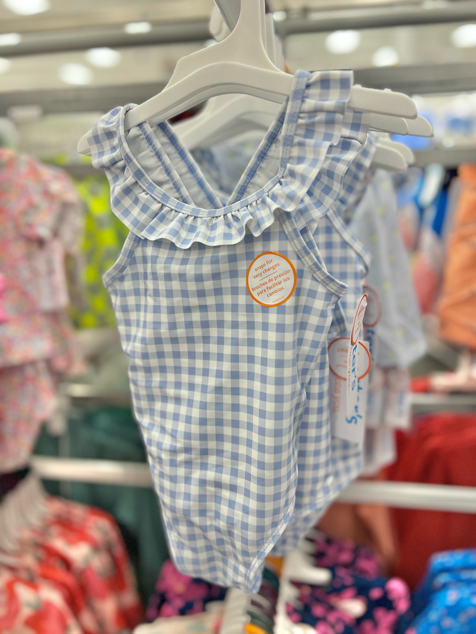 The perfect girls swim option if you’re trying to match her with brothers! 

Also linked a coordinating boys option 