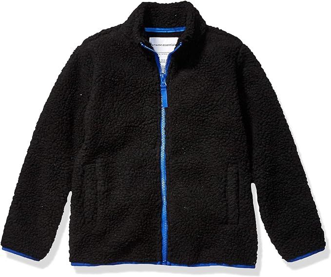 Amazon Essentials Boys' Polar Fleece Lined Sherpa Full-Zip Jackets | Amazon (US)