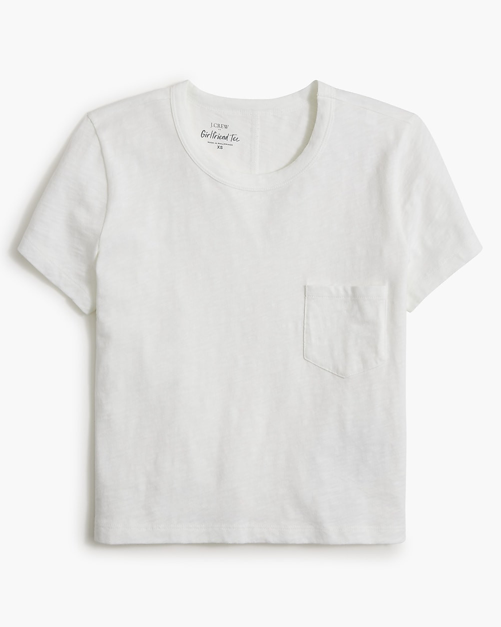 Cropped girlfriend crewneck tee | J.Crew Factory