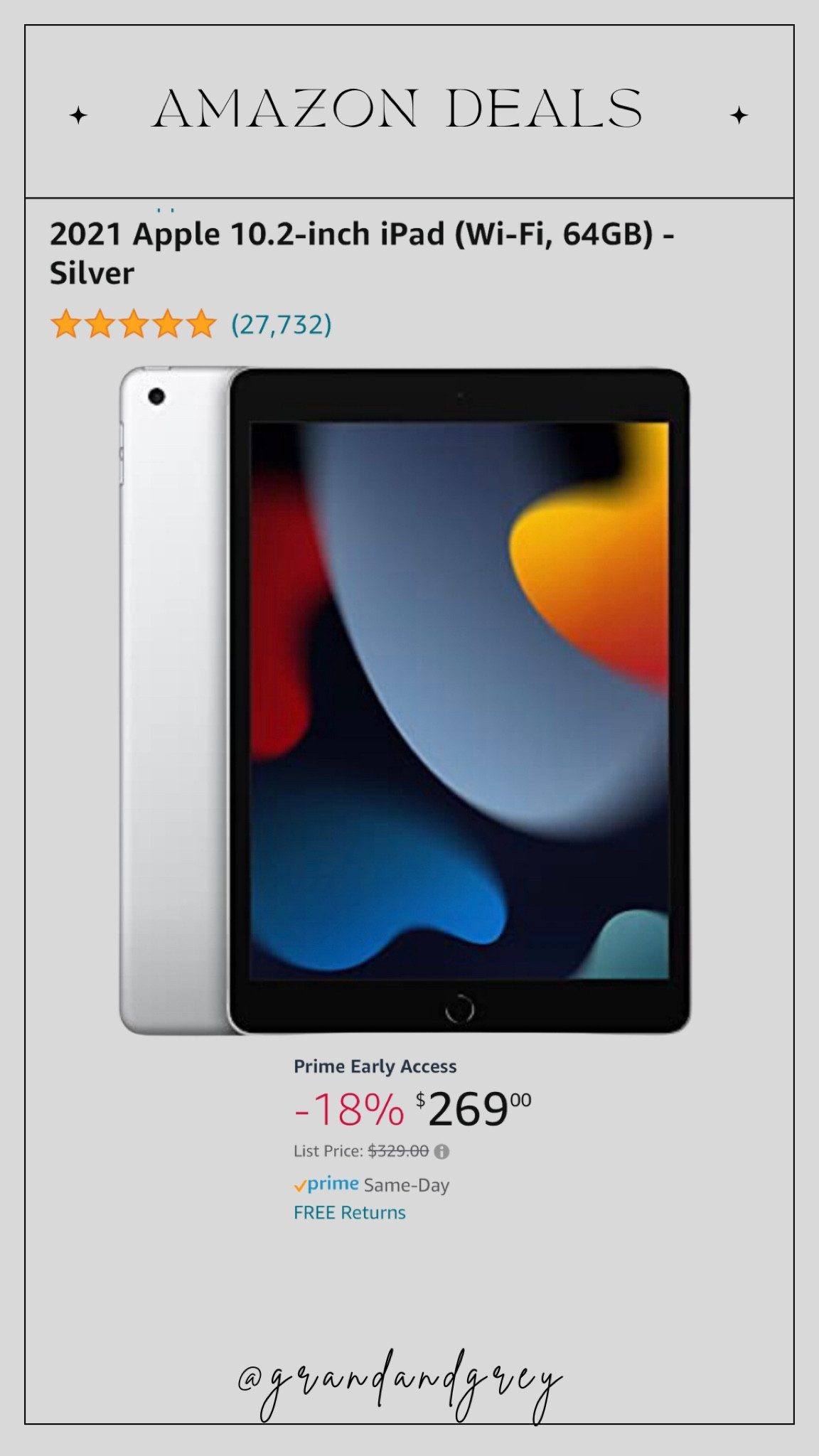 Amazon deal days! Apple iPad - perfect for kids! 

#LTKsalealert #LTKkids #LTKHoliday