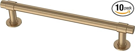 Franklin Brass P29618Z-CZ-B Straight Bar 5-1/16 Inch Cabinet Pull, 5-1/16" (1002 mm), Champagne B... | Amazon (US)