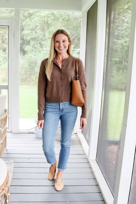 This chocolate brown cardigan from Old Navy is a perfect fall basic and comes in several colors! 

#LTKstyletip #LTKfindsunder50 #LTKSeasonal