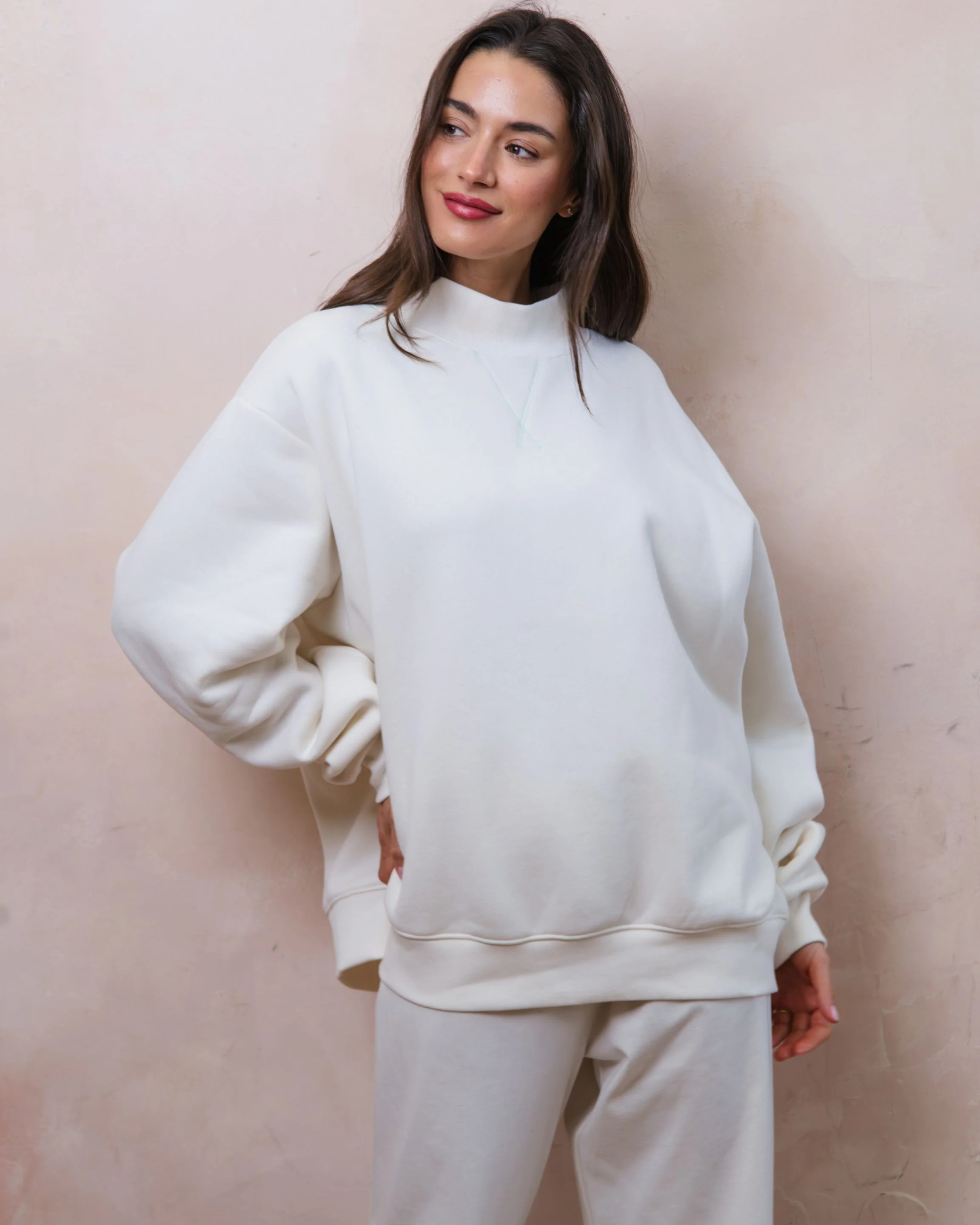 Bridal Classic Mockneck - Pearl | Parke