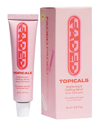 Topicals Faded Brightening and Clearing Serum | Reduces Discoloration, Post-Blemish Marks, Scars and Spots | Contains Kojic Acid and Niacinamide | Dermatologist-tested, Vegan, Cruelty-Free (0.5 Fl Oz) | Amazon (US)