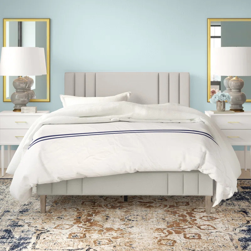 Moniz Upholstered Low Profile Platform Bed | Wayfair Professional