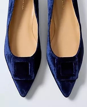 Velvet shoes - work shoes - flats - comfortable shoes - blue shoes - suede shoes. 

#LTKootd #LTKOver40 #LTKSaleAlert