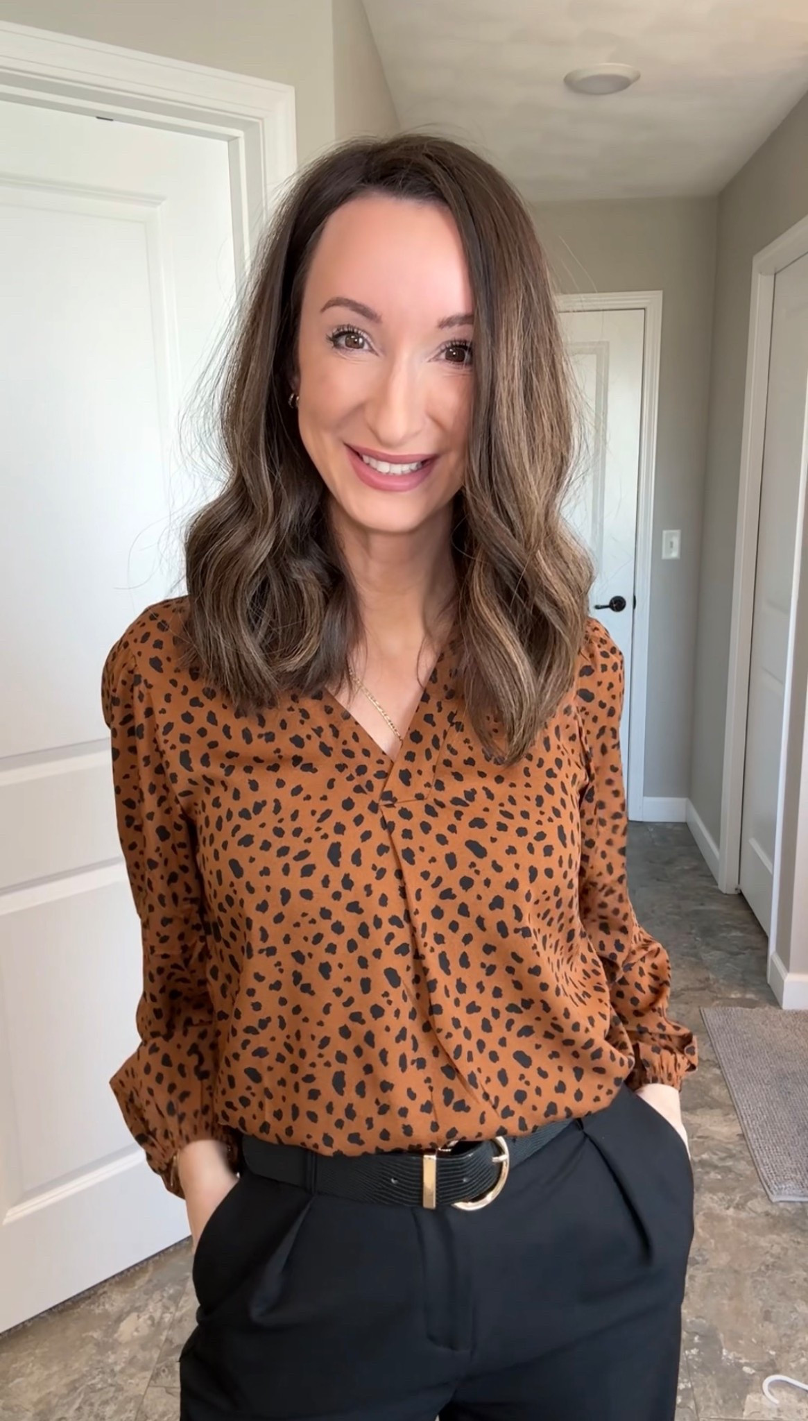 Workday look I’ve been loving lately. A little print, a comfy fit, and pulled together without trying too hard.

#LTKWorkwear
