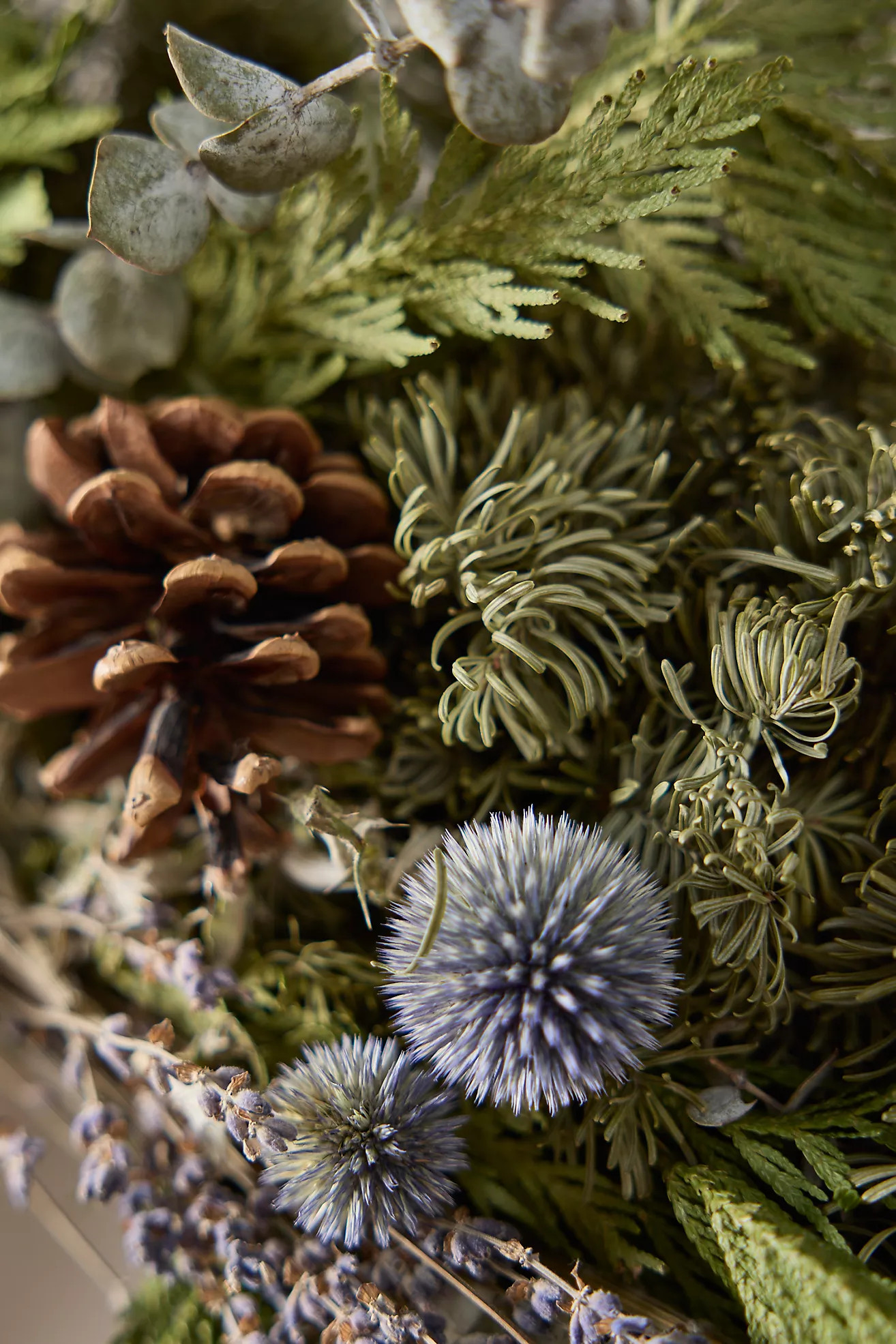 Fresh Evergreen, Lavender + Eucalyptus Wreath | Anthropologie (US)