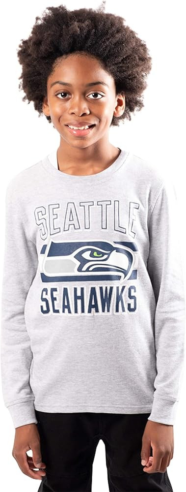 Ultra Game NFL Boys NFL Official Lightweight Super Soft Long Sleeve T-Shirt | Amazon (US)