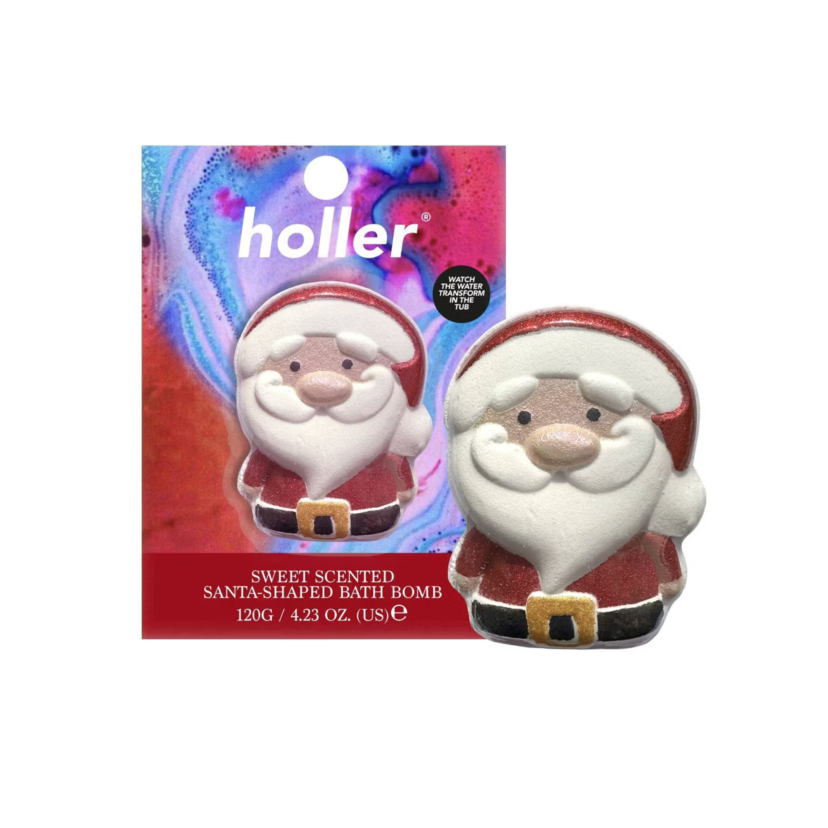 Holler and Glow Santa's Little Helper Sweet Scented Bath Bomb - 4.23oz | Target