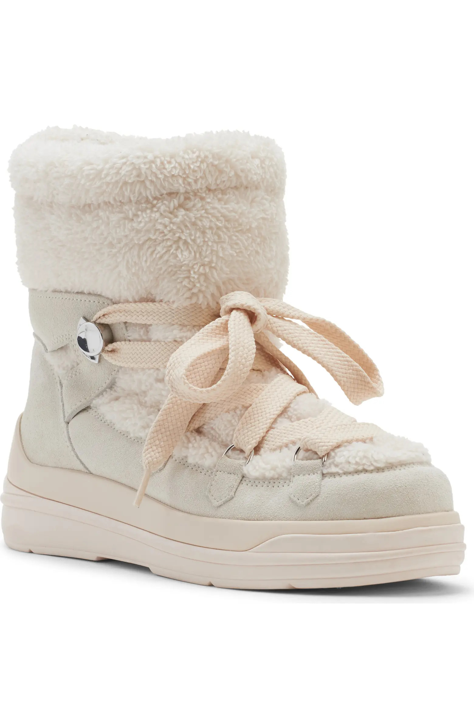 Insolux Faux Fur Trim Snow Boot (Women) | Nordstrom