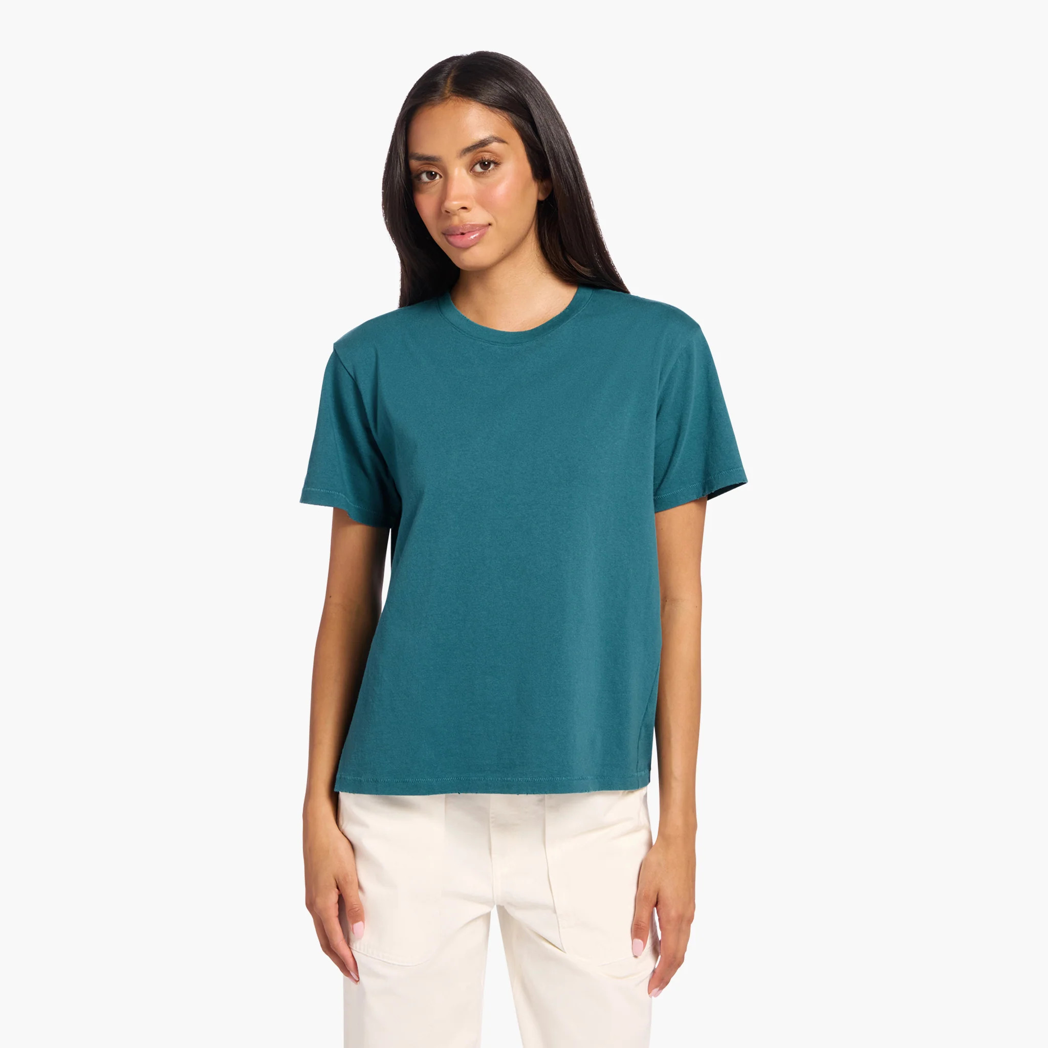 Vintage Cotton Everyday T-Shirt | Faded Lagoon | Nuuds US