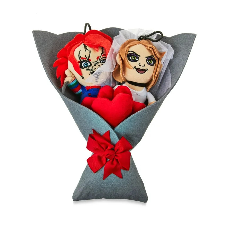 Chucky And Tiffany Plush Valentine's Bouquet, Multi-Color, All Ages - Walmart.com | Walmart (US)