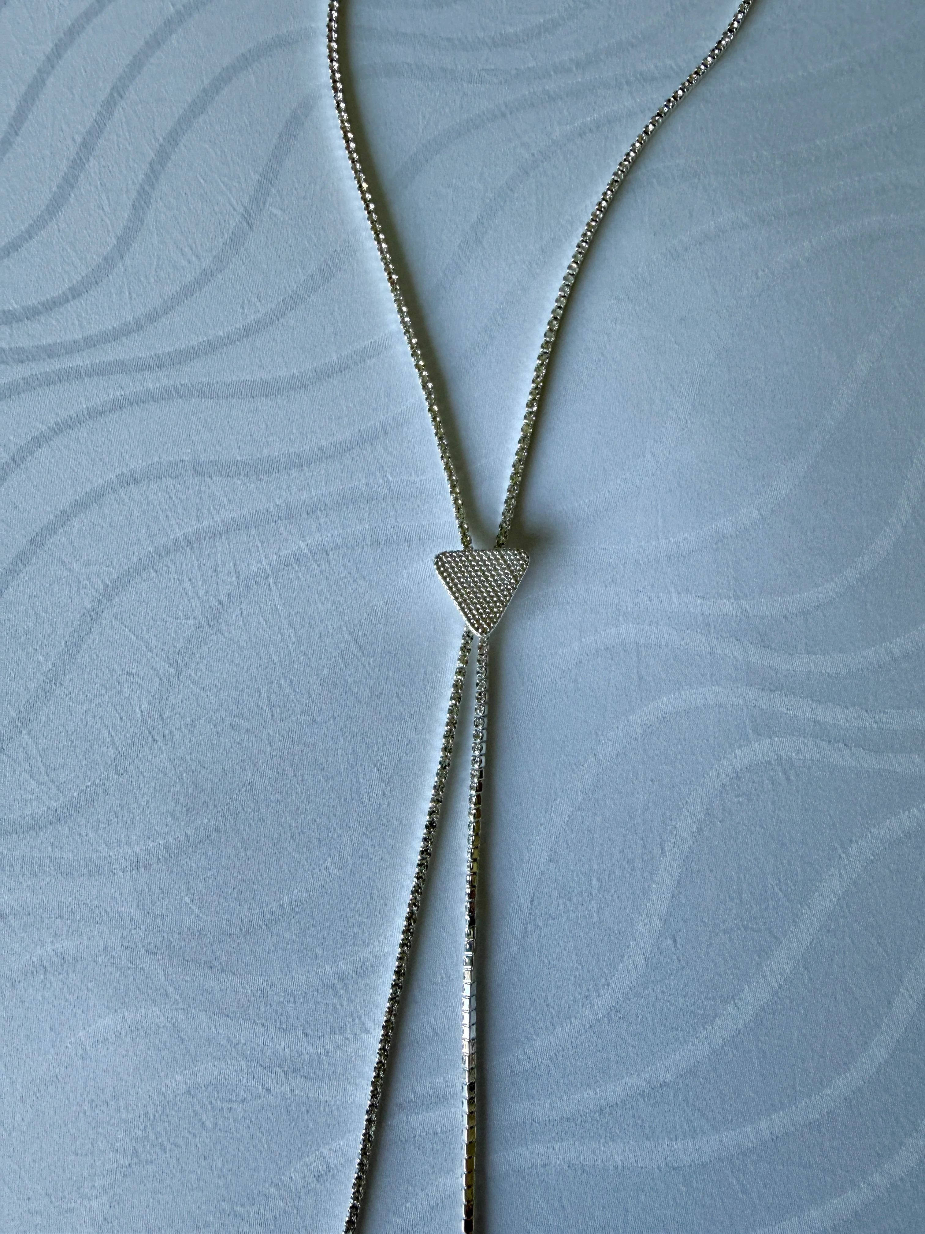 Triangle Crystal Bolo | Glitzy Bella