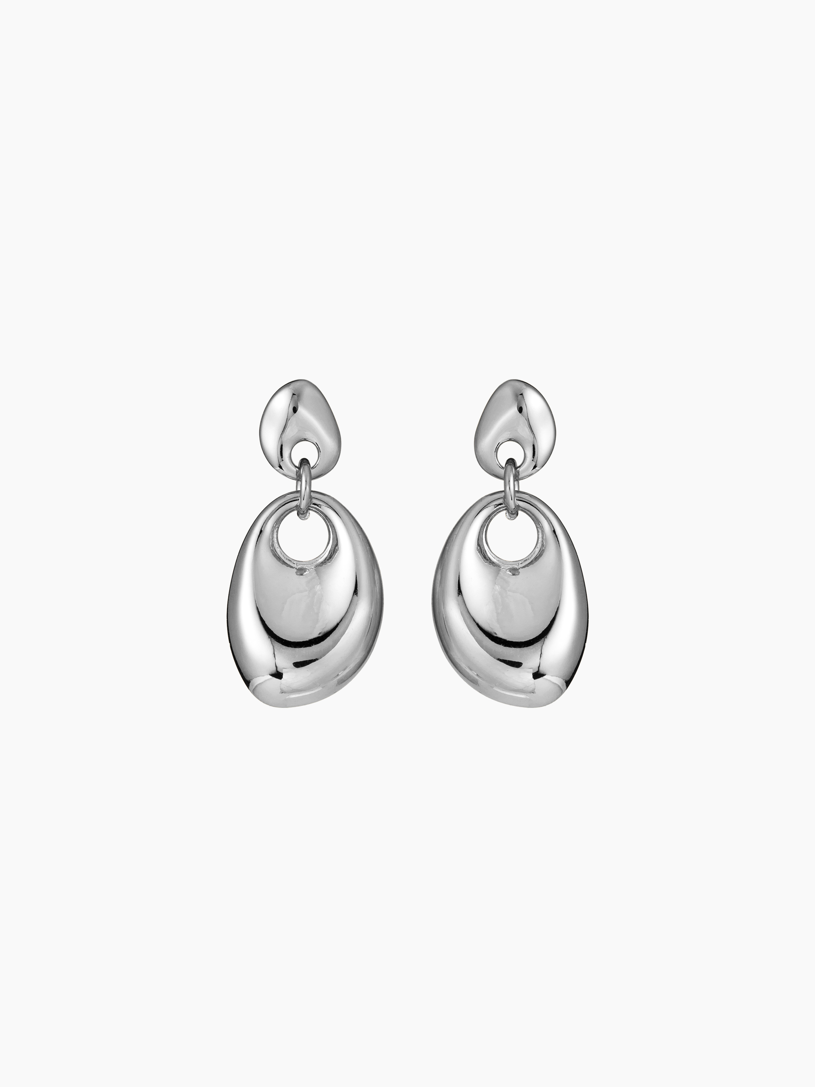 IRREGULAR OVAL DROP EARRINGS - Cider | Cider