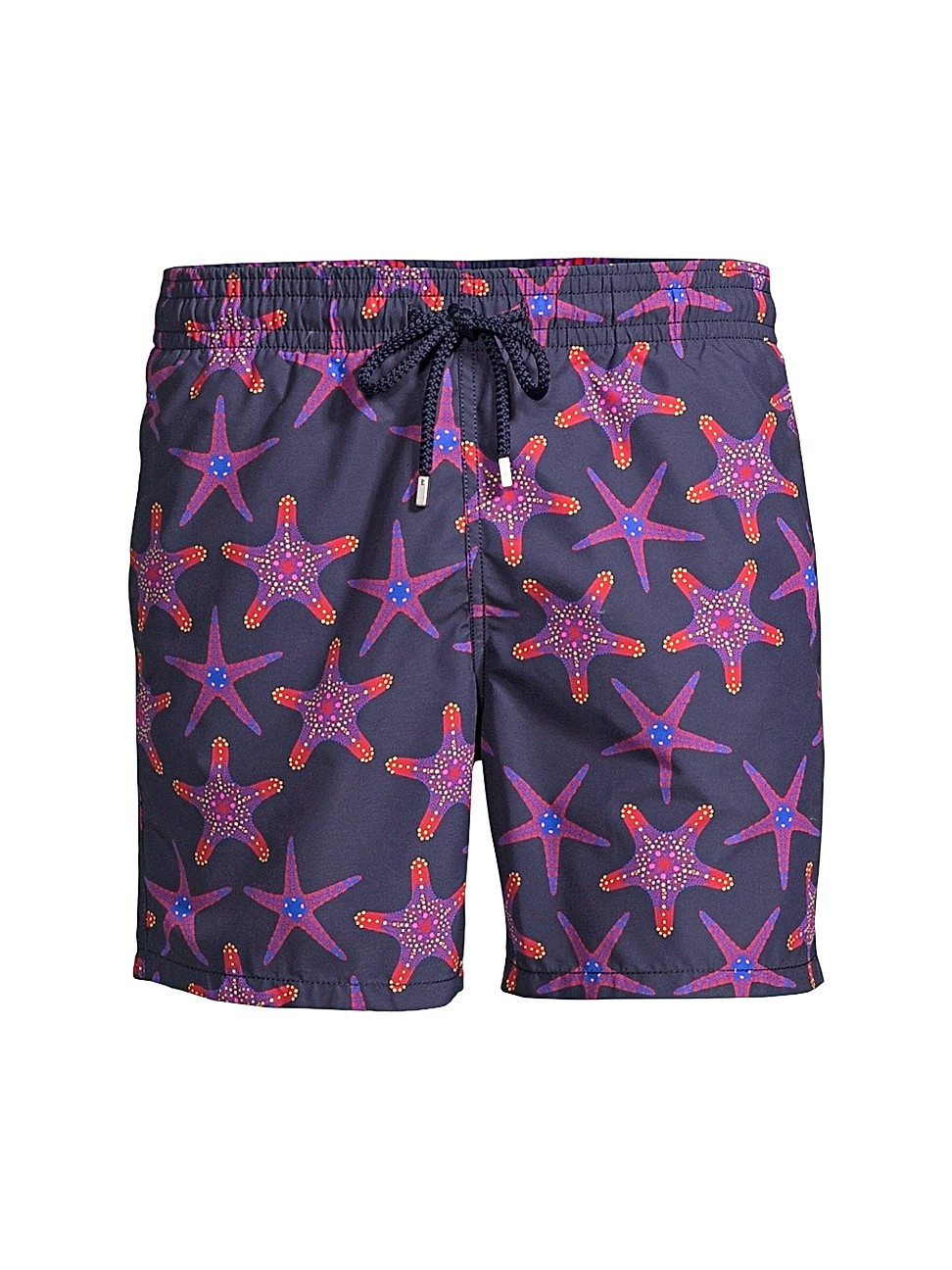 Vilebrequin Men's Moorea Starfish Print Swim Trunks - Sapphire - Size Small | Saks Fifth Avenue