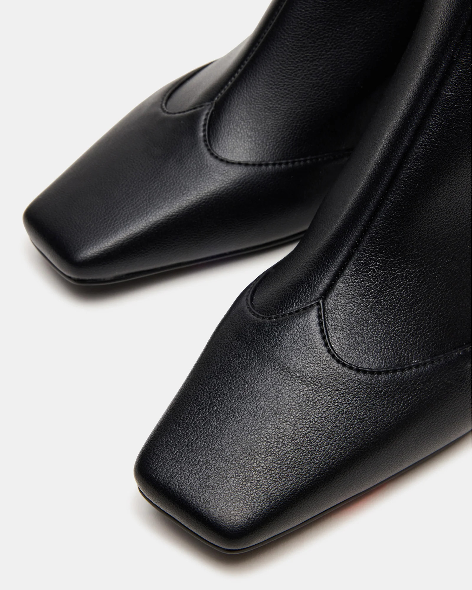 JETER Black Square-Toe Women's Ankle Boot | Steve Madden (US)