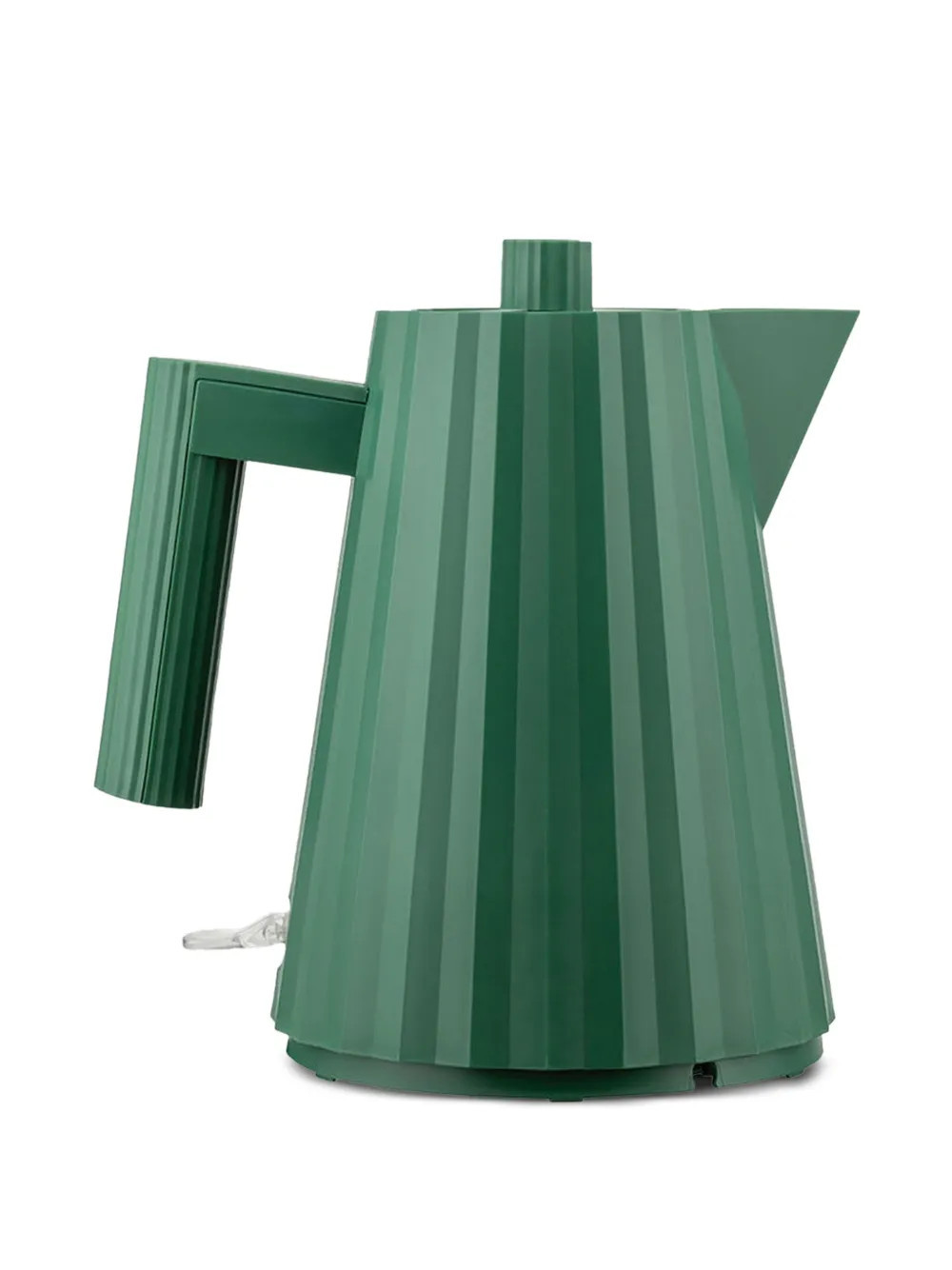 Green Alessi Plisse pleated electric kettle