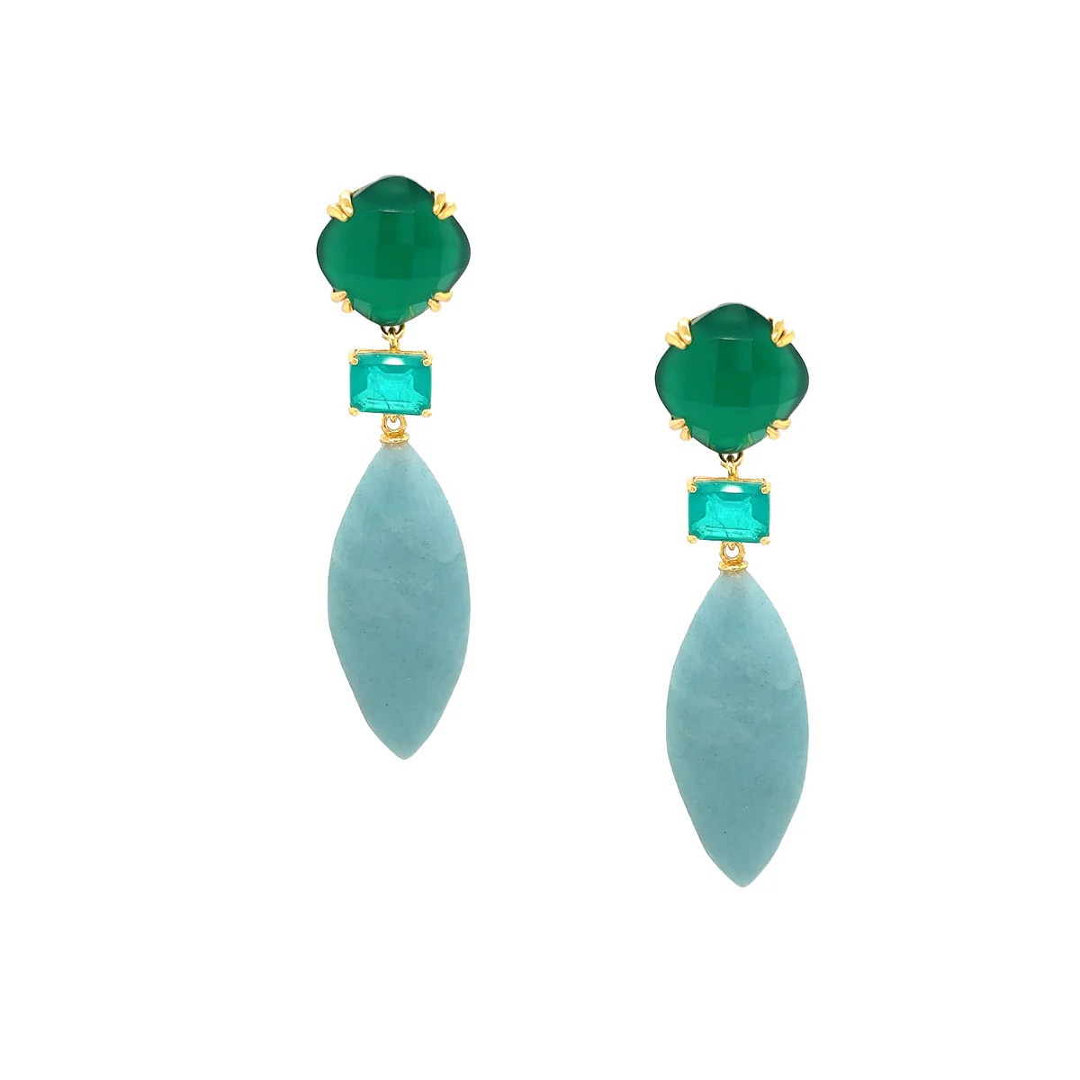 Green Drop Earrings | Jennifer Miller Jewelry