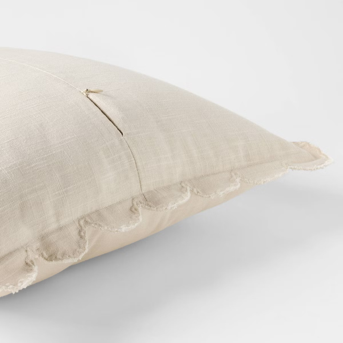 20"x20" Embroidered Tree and Scalloped Edge Pillow Cream - Threshold™ designed with Studio McGe... | Target