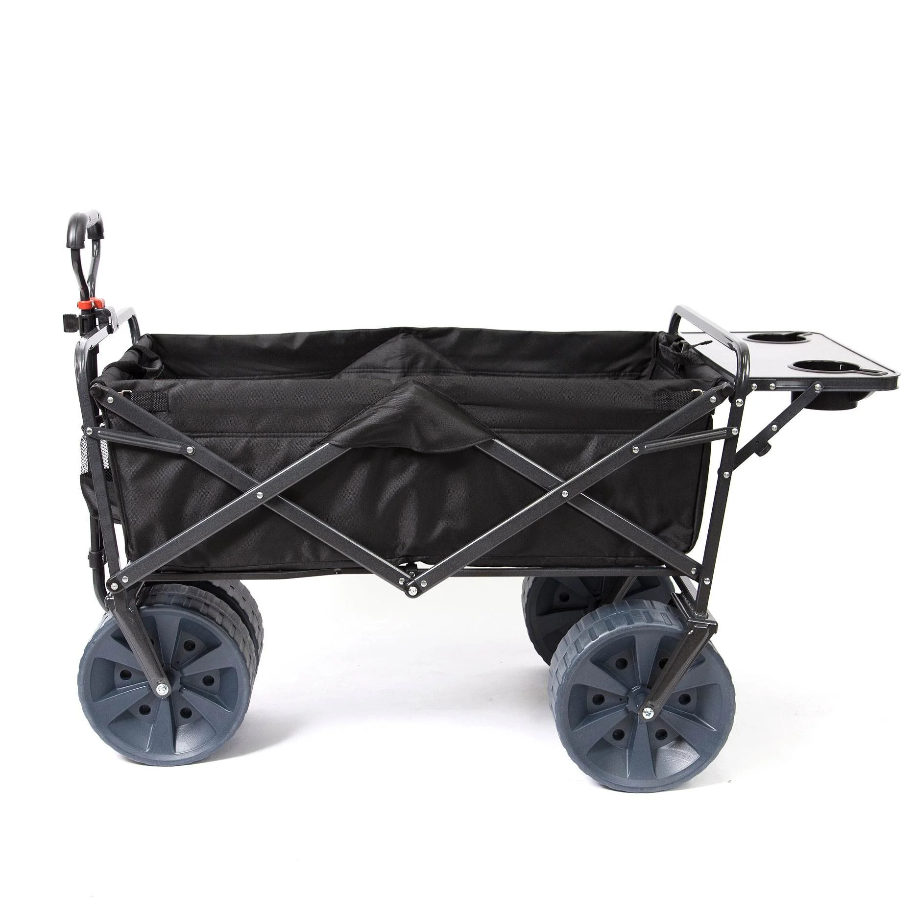 Mac Sports Collapsible Heavy Duty All Terrain Utility Wagon w/ Table, Black - Walmart.com | Walmart (US)