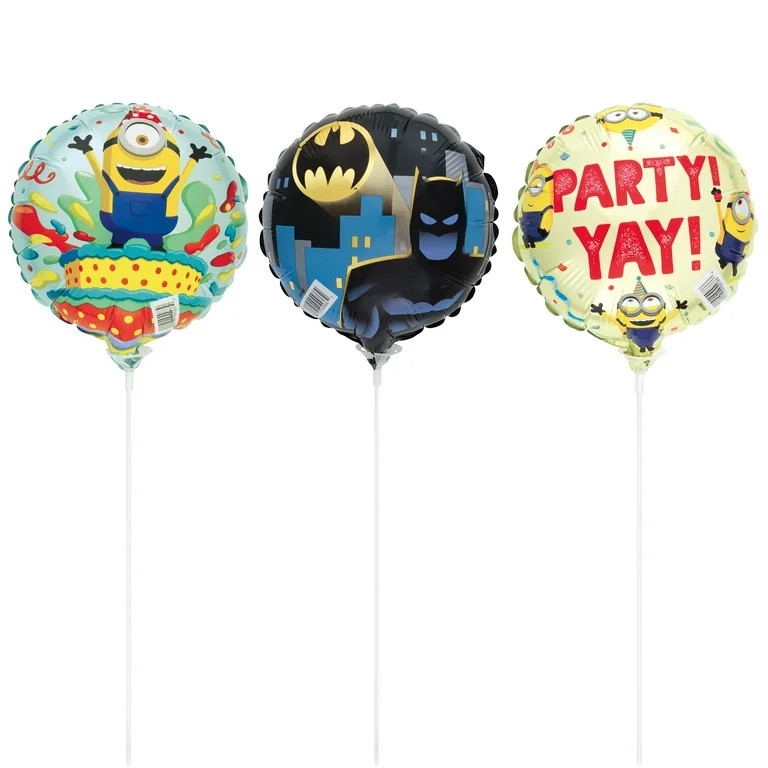 9" Foil Cinematic Licensed Birthday Balloon Assortment, 16pc | Walmart (US)